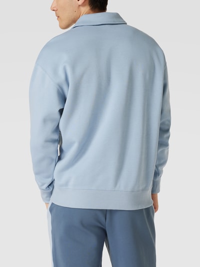 PUMA PERFORMANCE Sweatshirt mit Polokragen Modell 'Classics' Hellblau 5