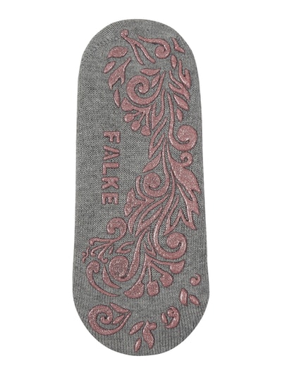 FALKE Socken mit rutschfester Sohle Modell Light Cuddle Pads Mittelgrau 3