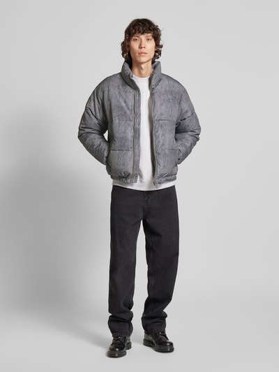 KARL KANI Steppjacke mit Label-Stitching Anthrazit 1