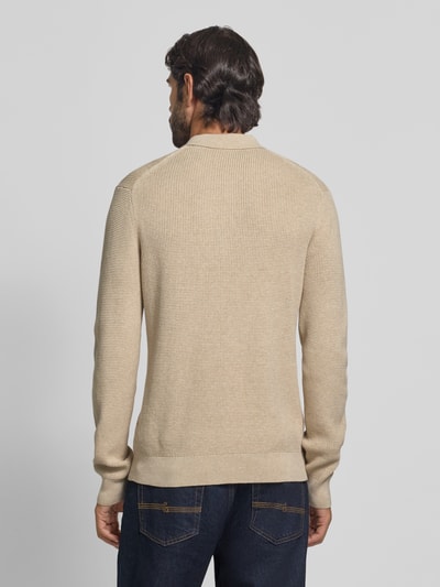 OLYMP Level Five Strickpullover mit Kentkragen Sand 5