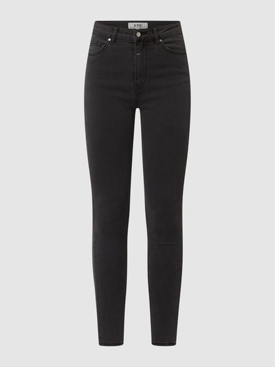 YOUNG POETS SOCIETY Super slim fit jeans met lyocell, model 'Ania' Zwart - 2