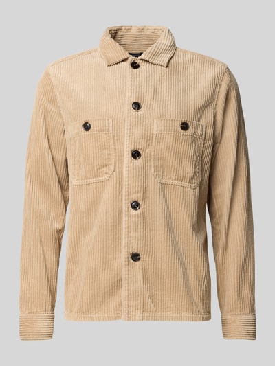 OLYMP Level Five Overhemdjack met knoopsluiting Zand - 2