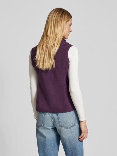 Christian Berg Woman Fleecegilet met opstaande kraag Paars - 5