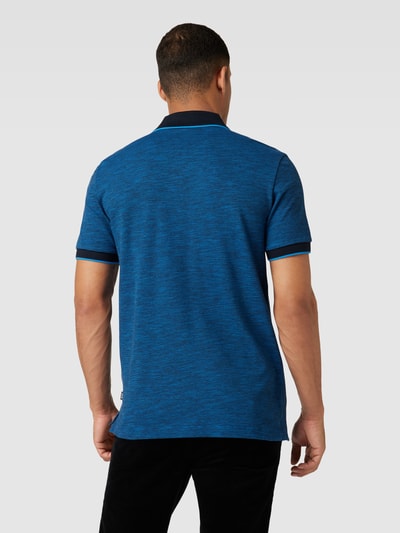 BOSS Poloshirt mit fein strukturiertem Design Modell 'Parlay' Marine 5