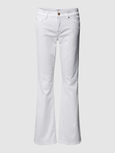 Cambio Jeansy rozkloszowane z 5 kieszeniami model ‘PARIS’ Biały 2