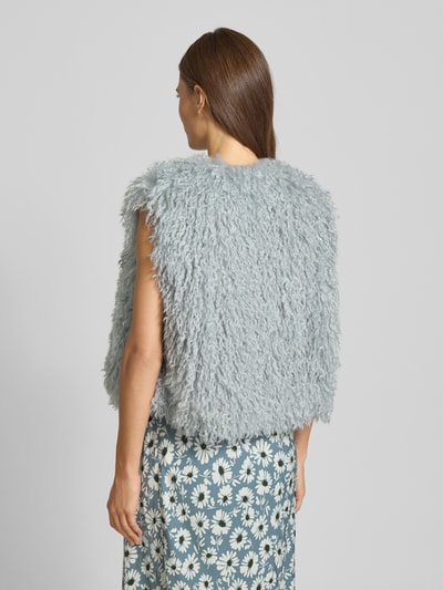 Luisa Cerano Gilet met ronde hals Bleu - 5