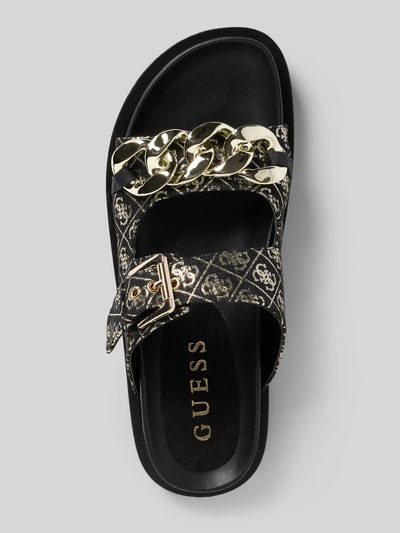 Guess Slides mit Dornschließe Modell 'FATEMA' Black 3