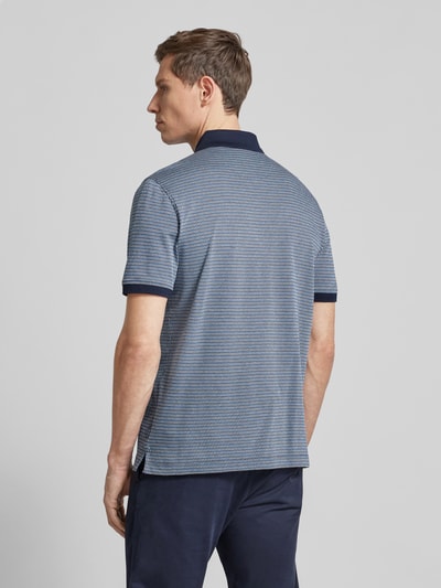 bugatti Poloshirt met labeldetail Blauw - 5