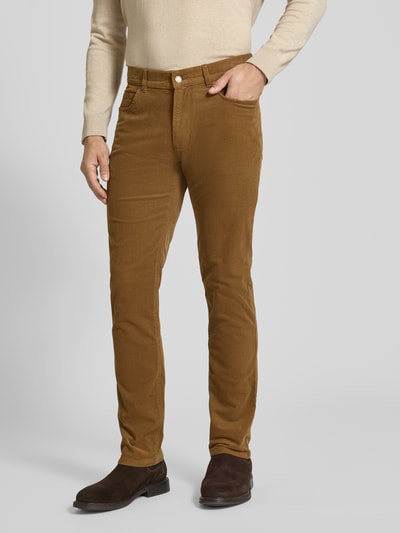 Christian Berg Men Corduroy broek met 5-pocketmodel Camel - 4