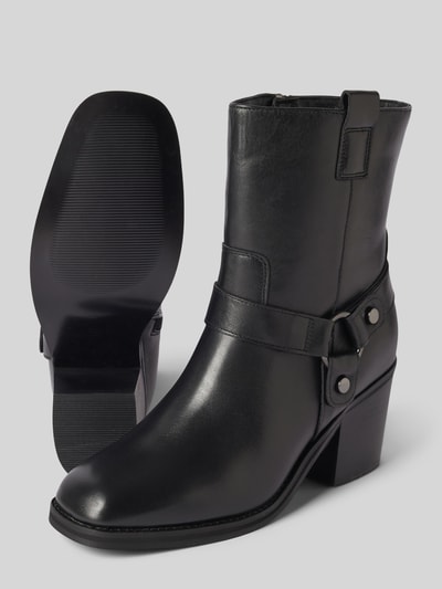 Newd Tamaris Stiefeletten aus Leder im Biker-Look Black 3