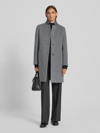 ICONS Cinzia Rocca Wollmantel mit Kaschmir-Anteil Hellgrau Melange 1