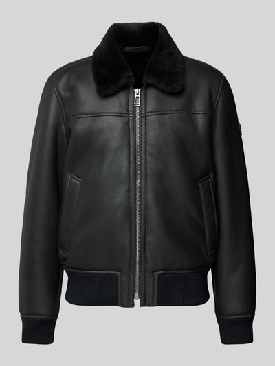 JOOP! Collection Jacke in Leder-Optik Modell 'Sonan' Black 2