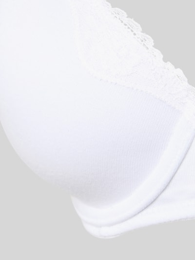 Schiesser Bügel-BH mit Spitzenbesatz Weiss 3
