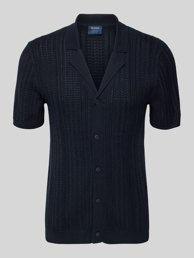 MCNEAL Freizeithemd mit Knopfleiste Marine 2