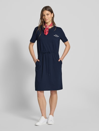 Tommy Hilfiger Oversized Freizeitkleid aus reiner Baumwolle Marine 1