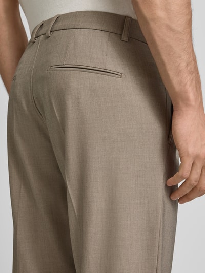 Cinque Regular fit stoffen broek met Franse steekzakken, model 'CiSalto' Beige - 3