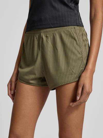 ADIDAS SPORTSWEAR Relaxed Fit Shorts in Ripp-Optik Modell 'PACER' Khaki 3