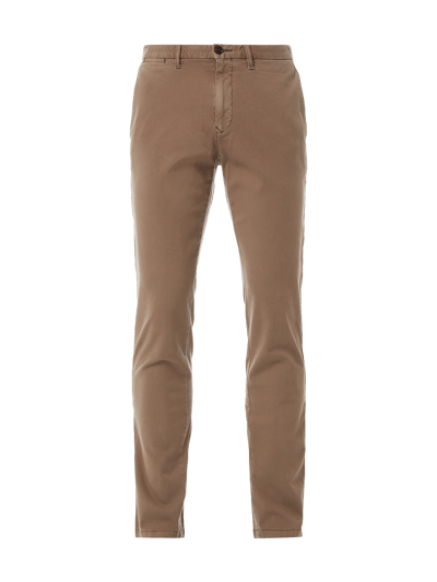 Tommy Hilfiger Straight Fit Chino mit Webmuster Beige 1