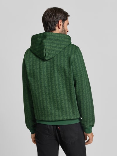 Lacoste Bluza z kapturem o kroju regular fit z czystej bawełny Zielony 5