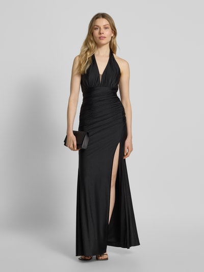 Mascara Avondjurk met naadritssluiting Zwart - 1