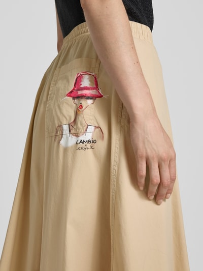 Cambio Midirok met elastische band, model 'HONEY' Camel - 3