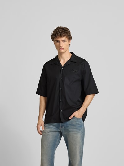Diesel Freizeithemd mit Logo-Stitching Black 4