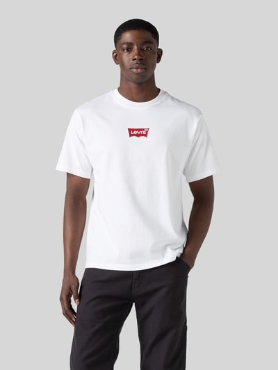 Levi's® regular fit T-shirt van puur katoen Wit - 4