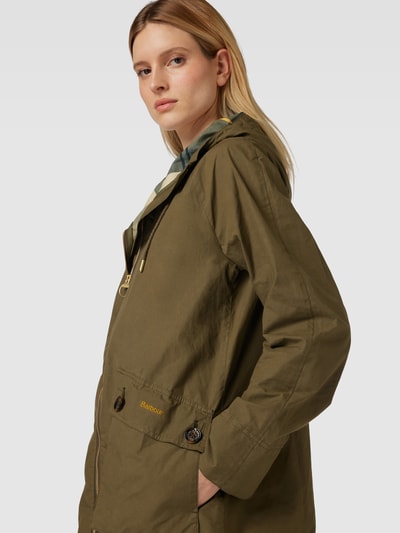 Barbour Kurtka z dwustronnym zamkiem błyskawicznym model ‘Keldy Showerproof’ Oliwkowy 3