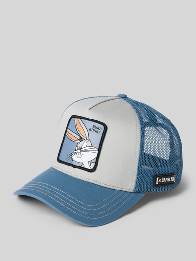 Capslab Trucker Cap mit Motiv-Patch Modell 'LOONEY' Hellblau 1