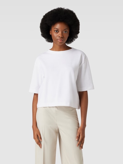 JOOP! T-shirt o kroju oversized z okrągłym dekoltem Biały 4