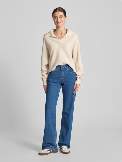 Angels Wide leg jeans in 5-pocketmodel, model 'Liz' Blauw - 1