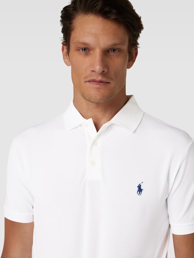 Polo Ralph Lauren Koszulka polo z wyhaftowanym logo Biały 3