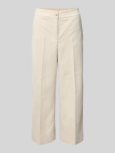 OPUS Straight leg broek met steekzakken, model 'Misha lane' Zand - 2