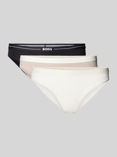 BOSS Slip met elastische band met label in een set van 3 stuks Beige - 1