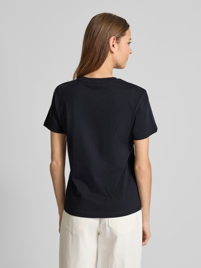 Marc O'Polo Comfort Fit T-Shirt aus reiner Baumwolle Marine 5