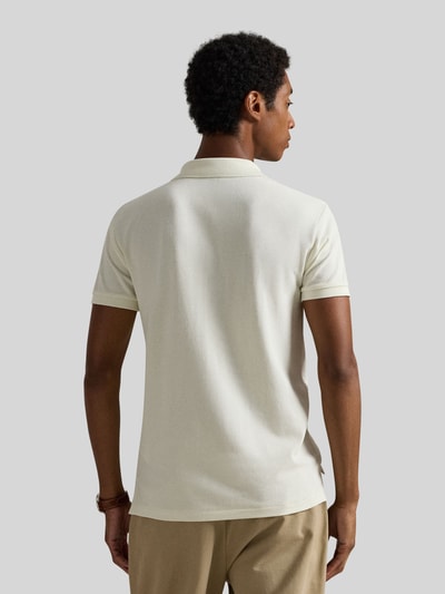 Polo Ralph Lauren Slim Fit Poloshirt aus reiner Baumwolle  Offwhite 5