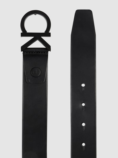 CK Calvin Klein Ledergürtel mit Logo-Schließe Schwarz 2