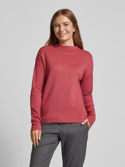 Christian Berg Woman Gebreide pullover met ronde hals Kersenrood - 4