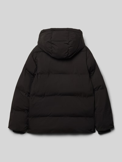 Jack & Jones Regular fit gewatteerd jack met capuchon, model 'Kaito' Zwart - 3