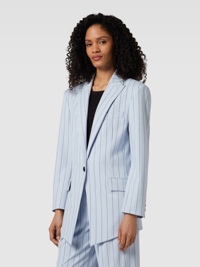 HUGO Blazer mit Nadelstreifen Modell 'Amiya' Bleu 4