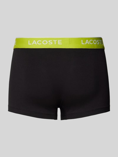 Lacoste Boxershort met label in band Zwart - 3