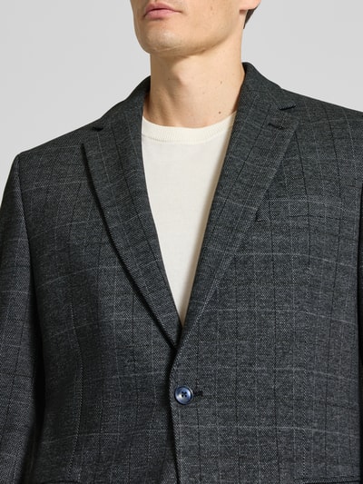 Christian Berg Men Sakko mit Pattentaschen Dunkelblau 3