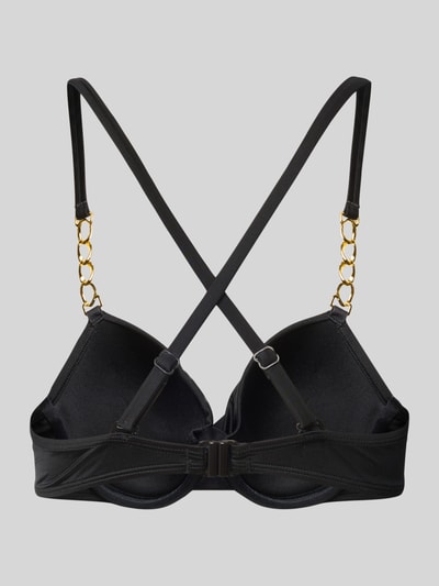 DORINA Bikinitop met knoopdetail, model 'FILAO' Zwart - 3