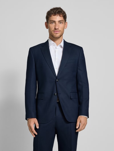 BOSS Garnitur o kroju regular fit z dodatkiem żywej wełny model ‘JECKSON’ Granatowy 4