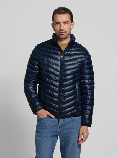Tom Tailor Regular Fit Steppjacke mit Mesh-Details Dunkelblau 4