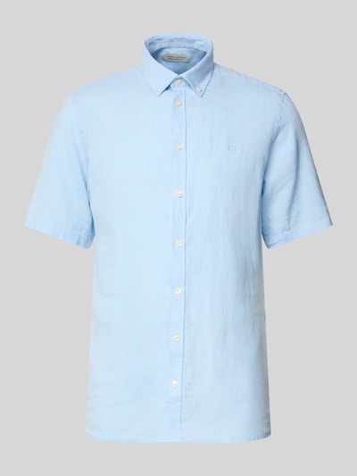 Casual Friday Slim Fit Freizeithemd mit Button-Down-Kragen Modell 'Anton' Hellblau 2