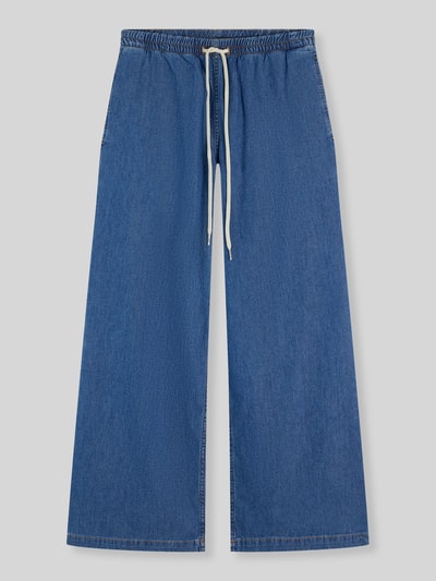 Tommy Hilfiger Loose fit jeans van puur katoen met tunnelkoord Bleu gemêleerd - 2
