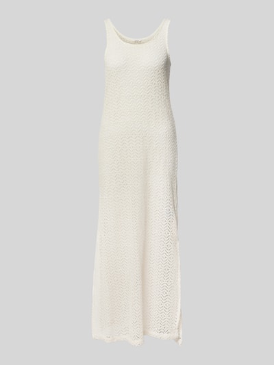 B.Young Maxi-jurk met gehaakt kant, model 'Milon' Zand - 2