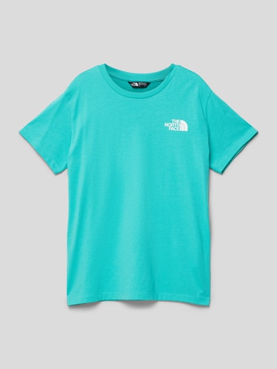 The North Face T-shirt met labelprint, model 'SIMPLE DOME' Lichtturquoise - 1