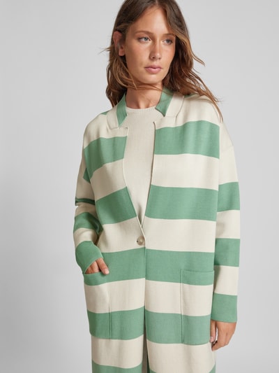 Milano Italy Longcardigan mit Eingrifftaschen Mint 3